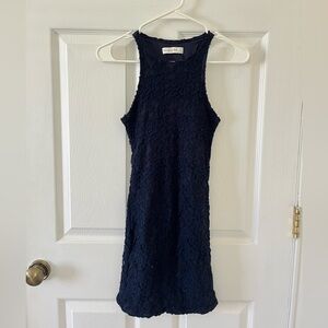 Abercrombie & Fitch Navy Patterned Floral Dress
